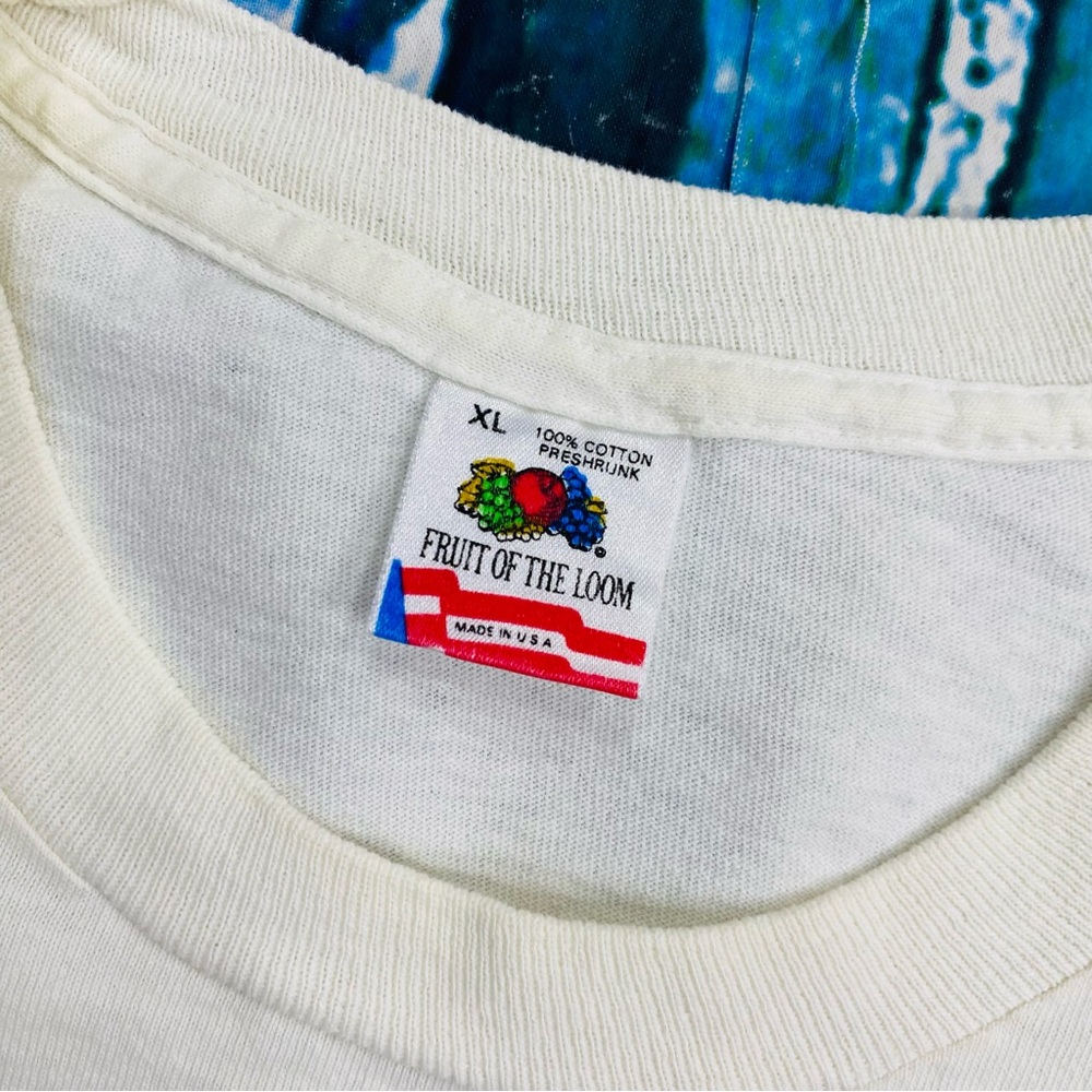 Vintage 90s IMPROV Comedy Showcase White Single Stitch T-shirt Size XL Rare - Picture 2 of 6